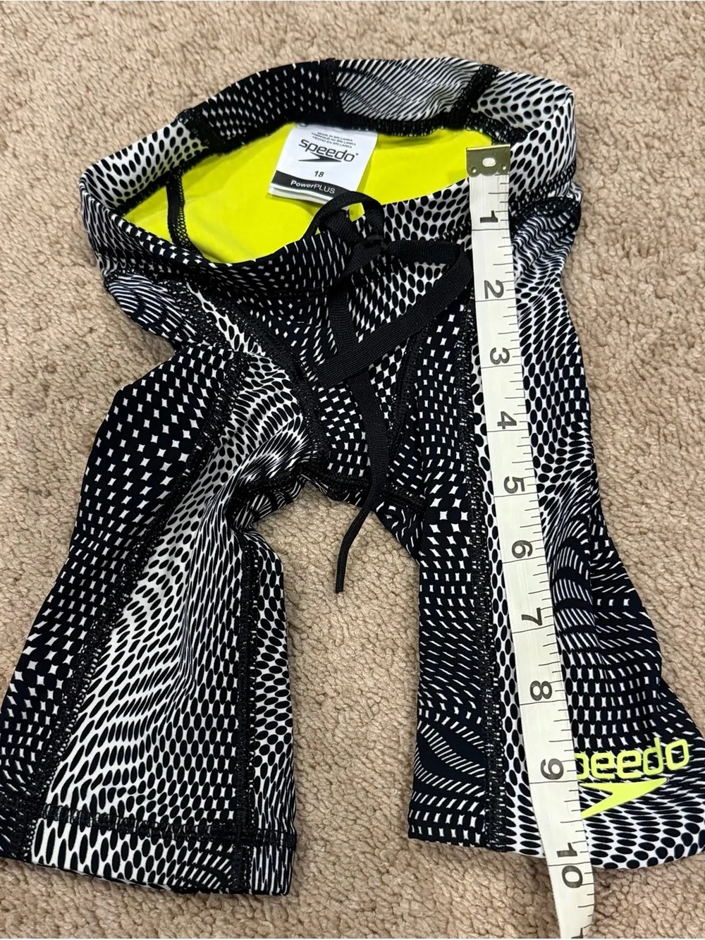 Youth Speedo Vanquisher Print Jammer Tech Suit Swimsuit Sz 18